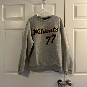 Gray Super Dry Wildcats 77 Men's Sweater